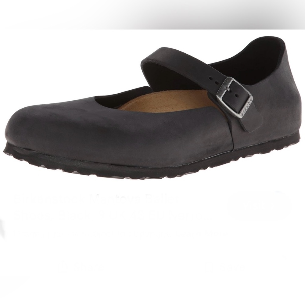Birkenstock Black Mary Jane Loafers